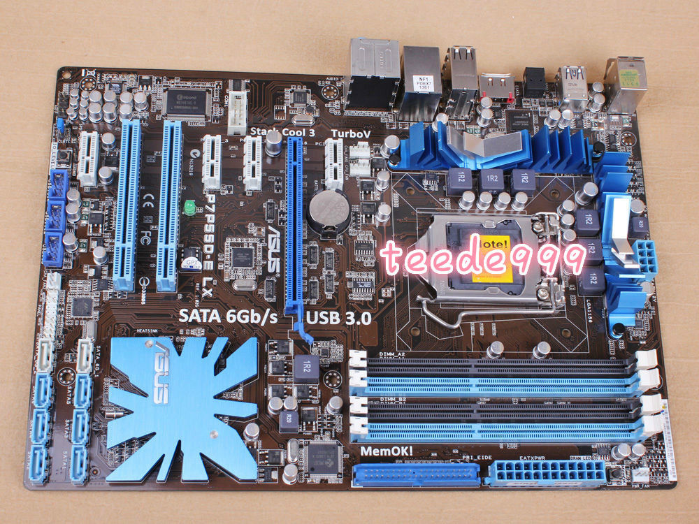 ASUS P7P55D-E LX Motherboard skt 1156 DDR3 Intel P55 - Click Image to Close